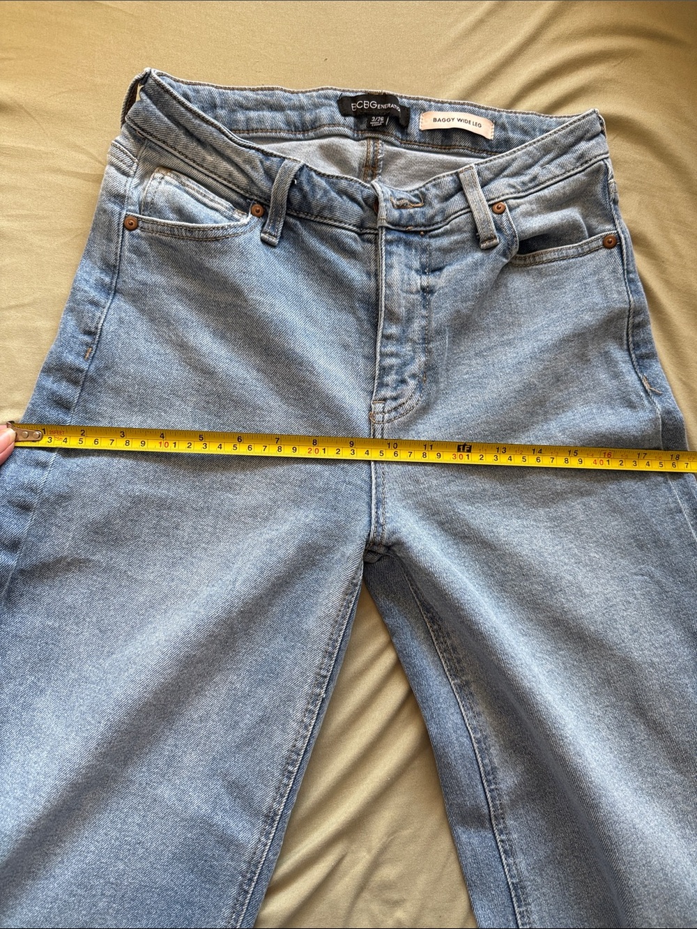 BCBGeneration Light Blue Straight Leg Jeans - Picture 5 of 11